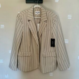 NA-KD new with tags pin stripe blazer